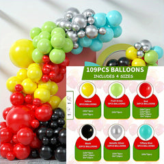Vibrant Confetti Latex Balloons for Celebrations