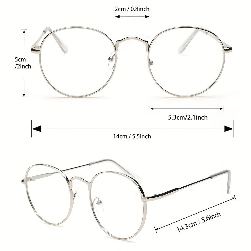 Classic Round Frame Metal Flat Mirrors
