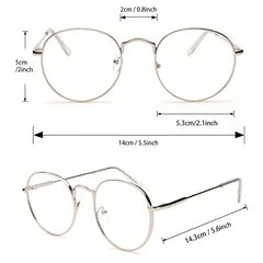 Classic Round Frame Metal Flat Mirrors