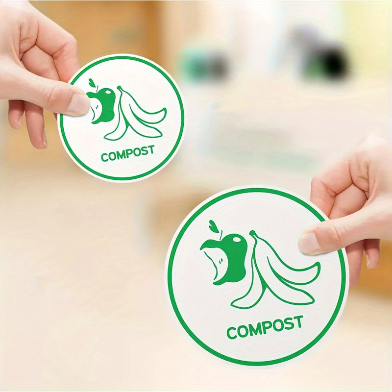 5pcs Recycling Stickers 10 16 Cm Paper Aluminum Plastic Glass Compost Box