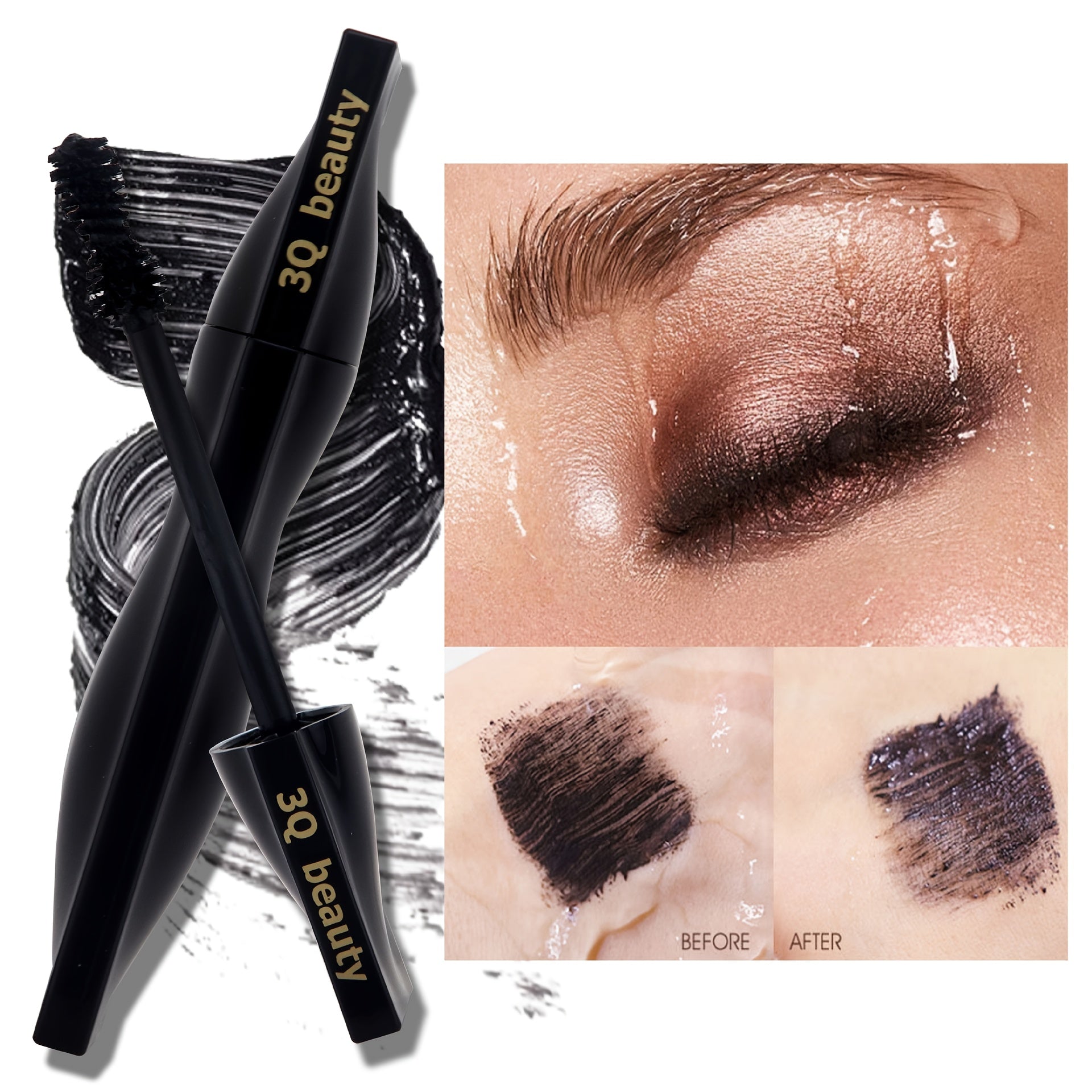 Waterproof Lash Mascara for Volume and Length