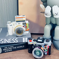 Camera Building Blocks Set Retro Style Collection Art Suitabl