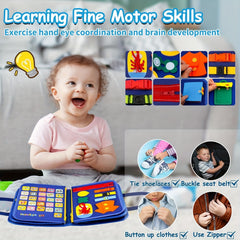 Busy Board for Toddlers 12 in 1 Sensory Toy