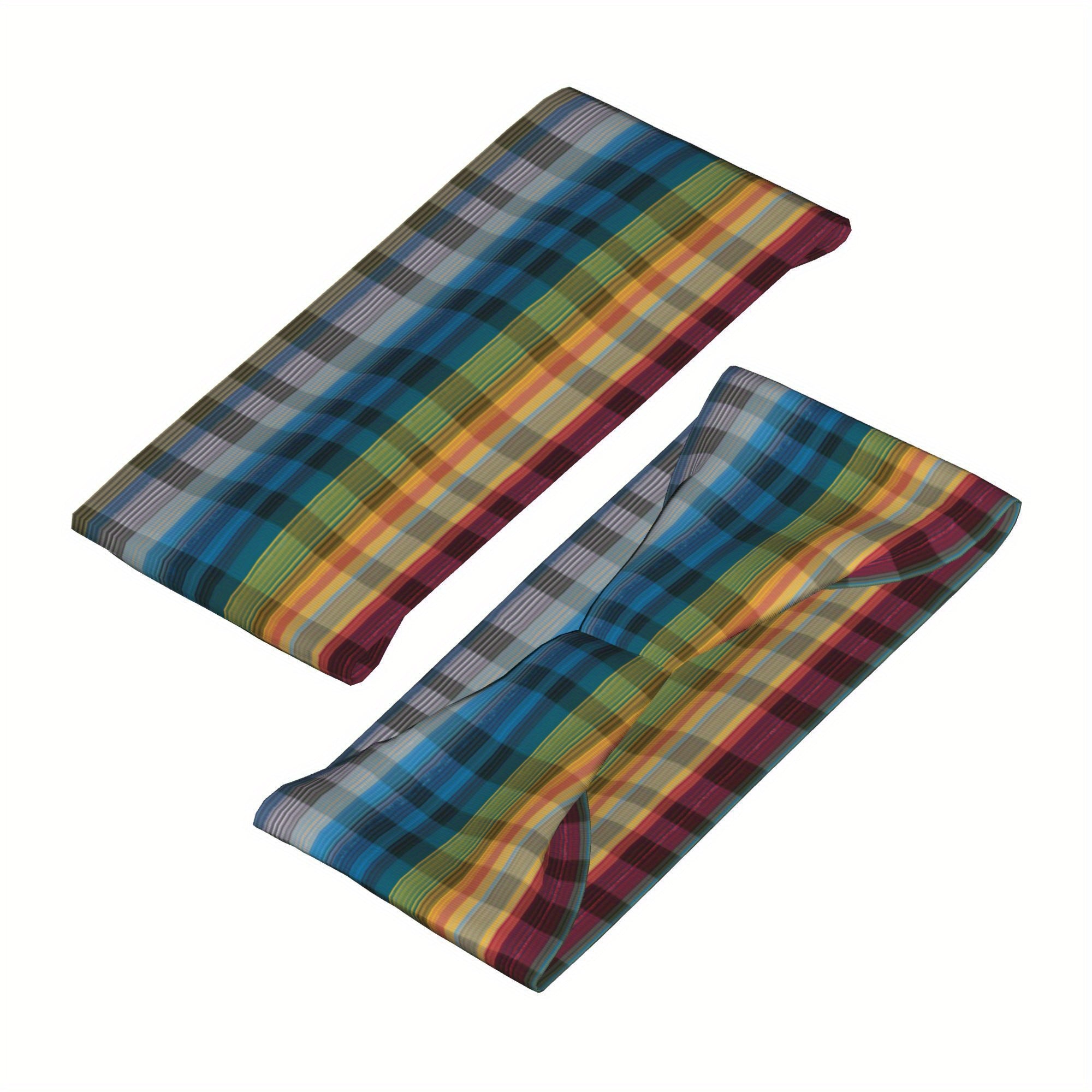 Signature Check Plaid Headband for Sport & Casual Outfits