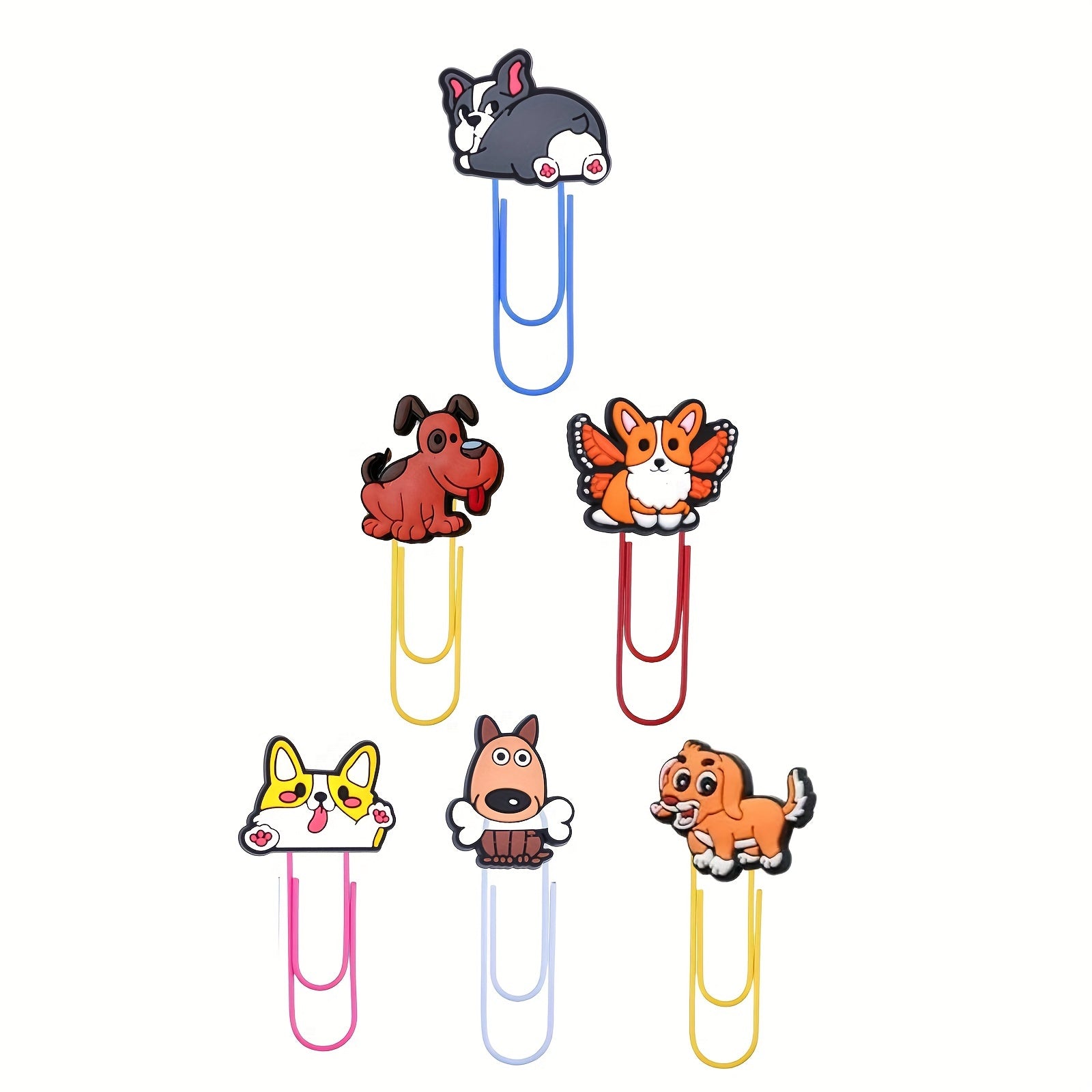 Dog Series Cartoon Paper Clips & Sticky Notes Office School Teacher Supplies