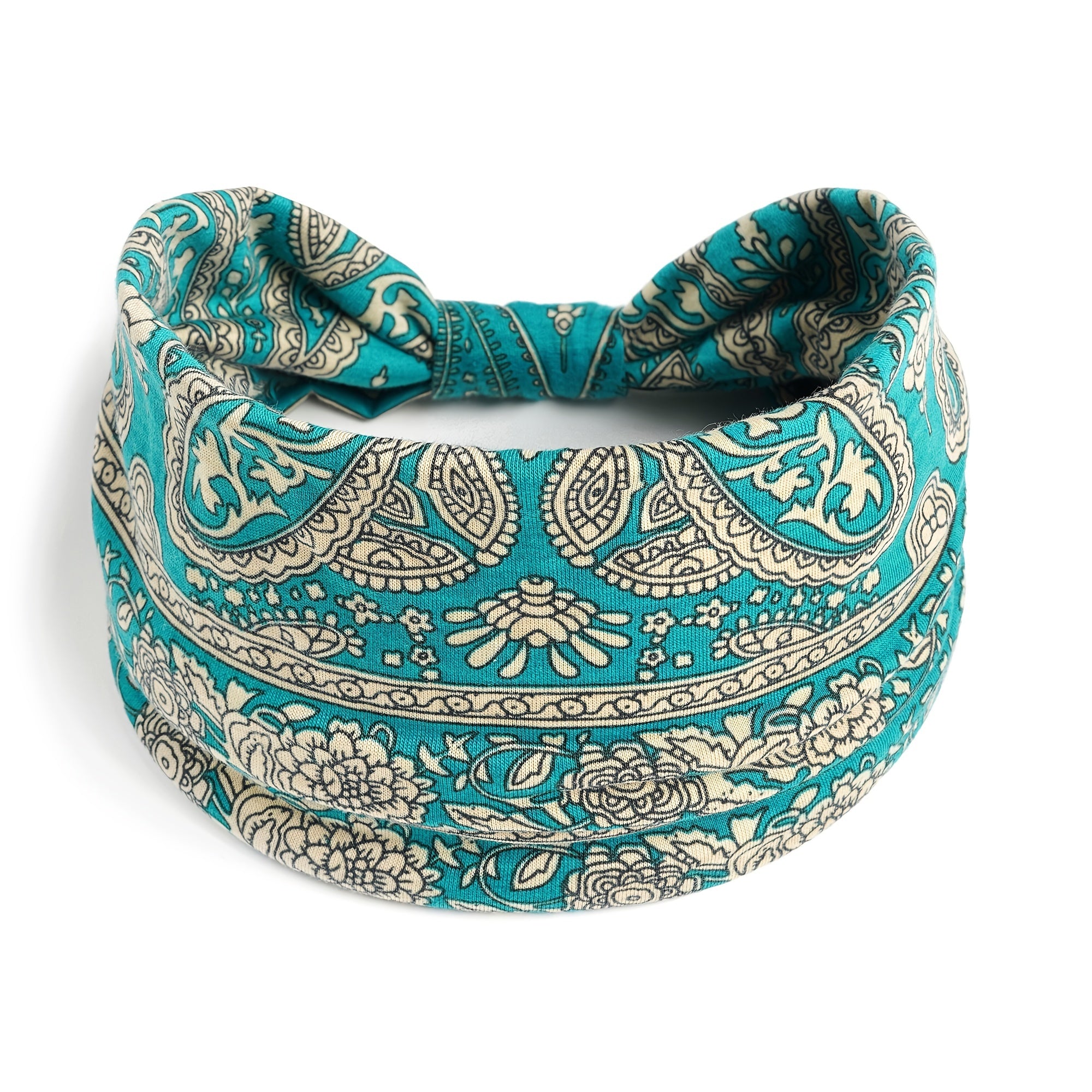 Paisley Print Boho Headband Hair Accessory
