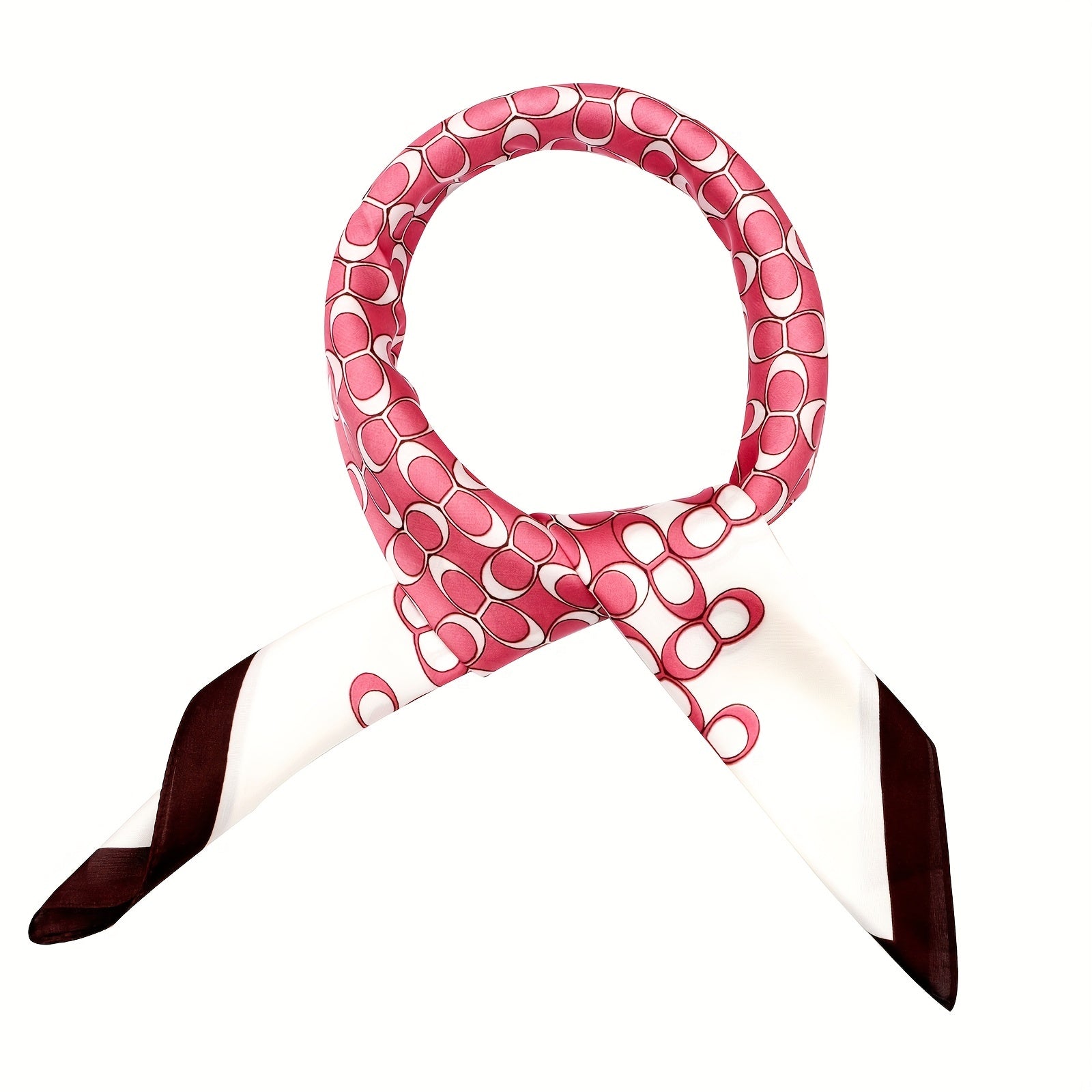 70cm Luxury Silk Scarf Print Satin Scarf Head Neck Scarf Hair Wrap