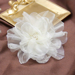 Organza Flower Artificial Flower Wedding Home Decor Scrapbook DIY