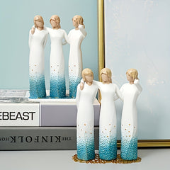 Three Sisters Resin Craft Ornaments - Christmas Thanksgiving Decoration
