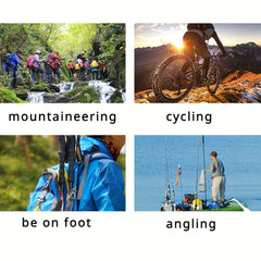 6pcs Aluminum Alloy Carabiner Clips for Hiking Camping Travelling