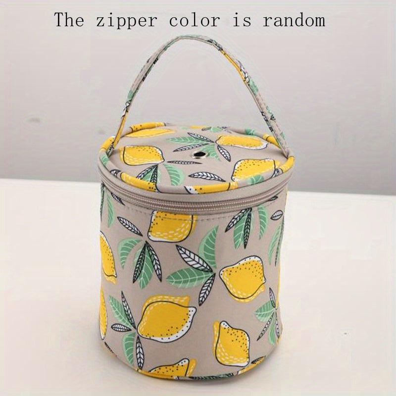 Mini Yarn Storage Bag Round Knit Bag Yarn Drum Box for Yarn Ball Crochet
