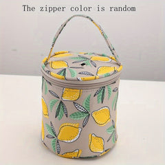 Mini Yarn Storage Bag Round Knit Bag Yarn Drum Box for Yarn Ball Crochet