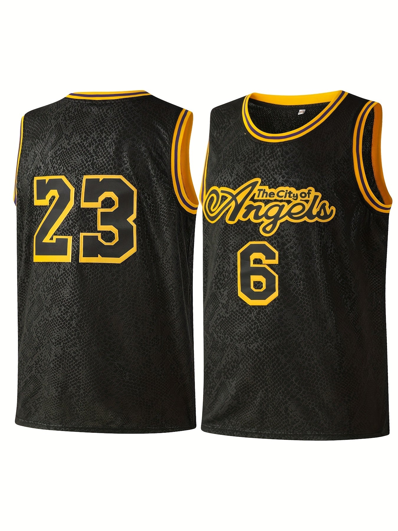 Kid's Youth Basketball Jersey 6 23 The City Of Angels Tank Top
