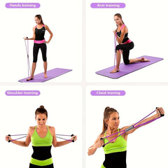 8 Shaped Resistance Tension Rope Yoga Band