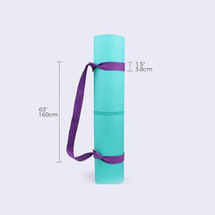 Yoga Mat Strap Adjustable Carrier Multiple Colors Perfect Yoga Pilates Exercise