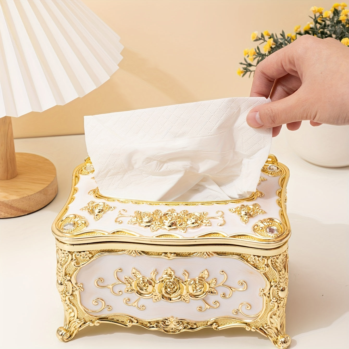 Acrylic Tissue Box Holder for Home Decor