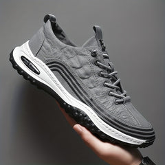 Crocodile Pattern Men's Sneakers For Jogging Gym