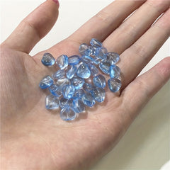 10mm Heart Glass Beads With Tassels DIY Hand Hairpins Jewelry