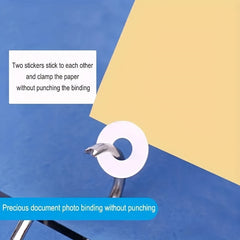 Adhesive Hole Reinforcement Stickers for Loose Leaf Books