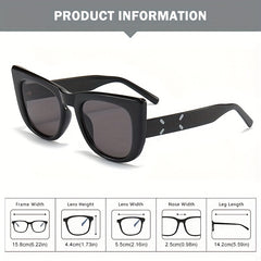 Men's Small Cat Eye Sunglasses with Paper Box