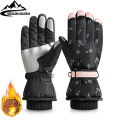 Winter Ski Gloves Men Women Waterproof Touch Screen Warm Gloves