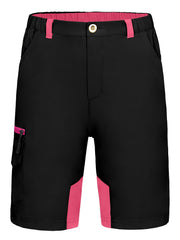Women's Quick Drying Sports Shorts Zippered Pocket & Elastic Waist