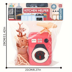House Toy Washing Machine Set Educational Interactive