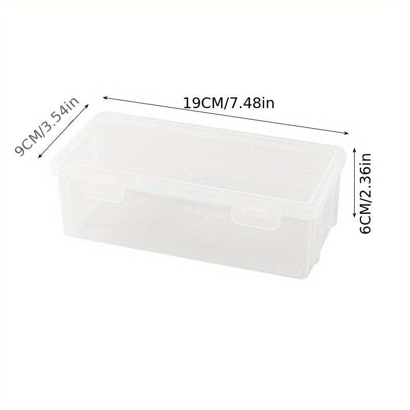Transparent Plastic Stackable Pencil Case for Art Supplies