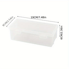 Transparent Plastic Stackable Pencil Case for Art Supplies
