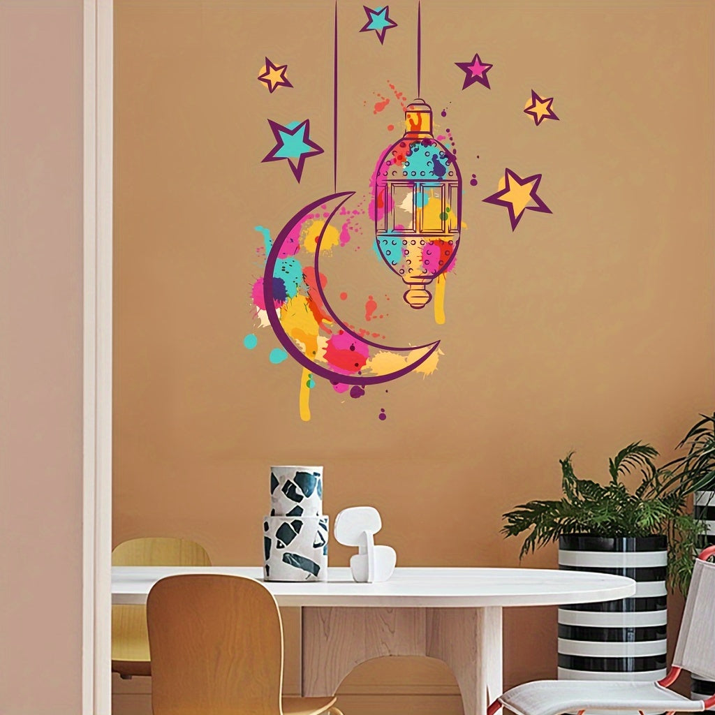 Cartoon Ramadan Chandelier Wall Stickers