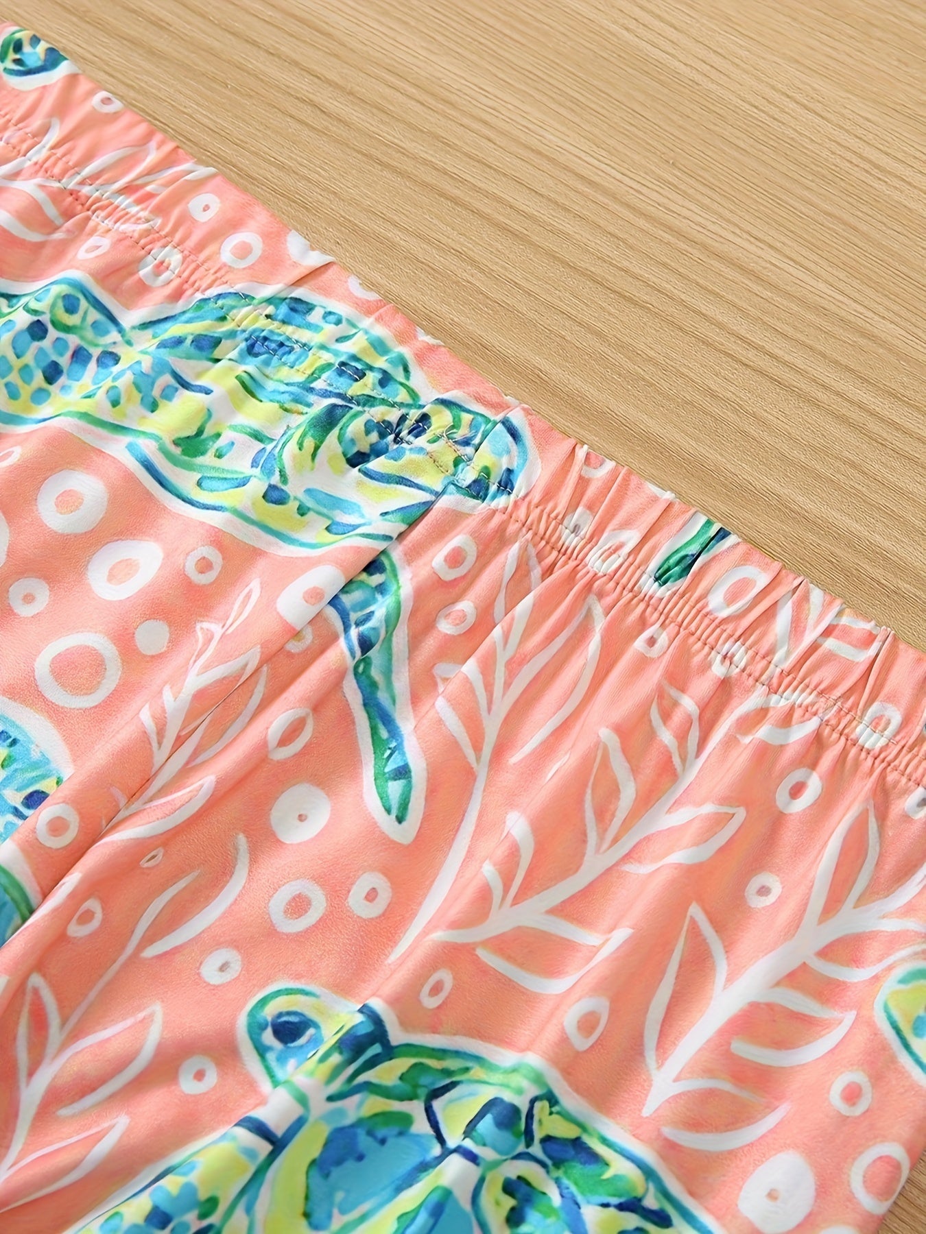 Random Print Cropped Leggings for Women