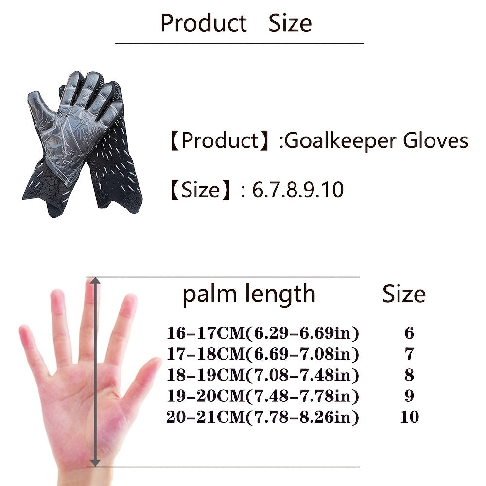 Pro Soccer Goalkeeper Gloves Comfortable Anti-slip Durable Protective Gloves