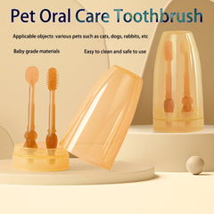Pet Oral Care Toothbrush for Dogs & Cats - Teeth Cleaning Supplies