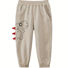 Boys Dinosaur Casual Pants Comfortable