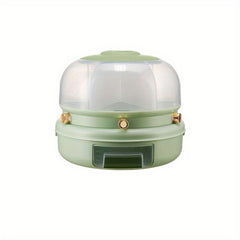 Rotating Double layer Rice Bucket Large Capacity Cereal Container