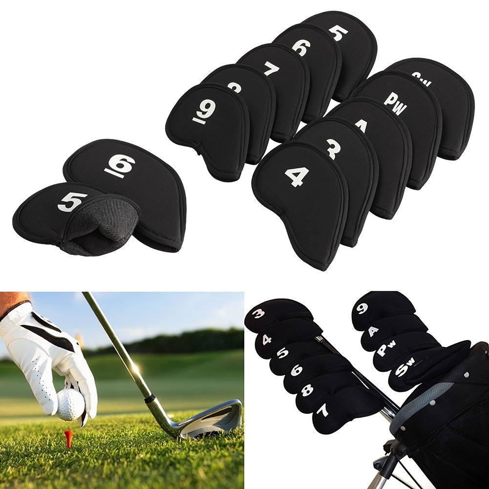 10pcs Golf Putter Head Cover Durable Lightweight Scratch Protection
