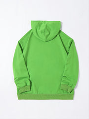Women's Retro Print Drawstring Loose Hoodie