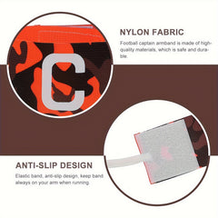Adjustable Football Captains Armband Elastic Band