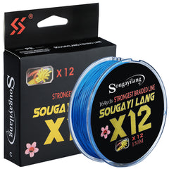 12 Strands Braided PE Fishing Line - Saltwater and Freshwater
