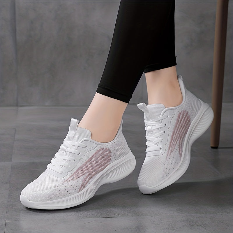 Breathable Mesh Walking Shoes Soft Sole Athletic Sneakers For Women