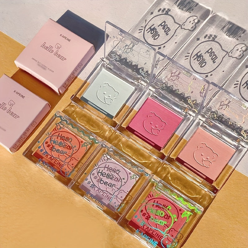 Monochrome Blush Matte Pearly Finish Lifting Contouring Palette