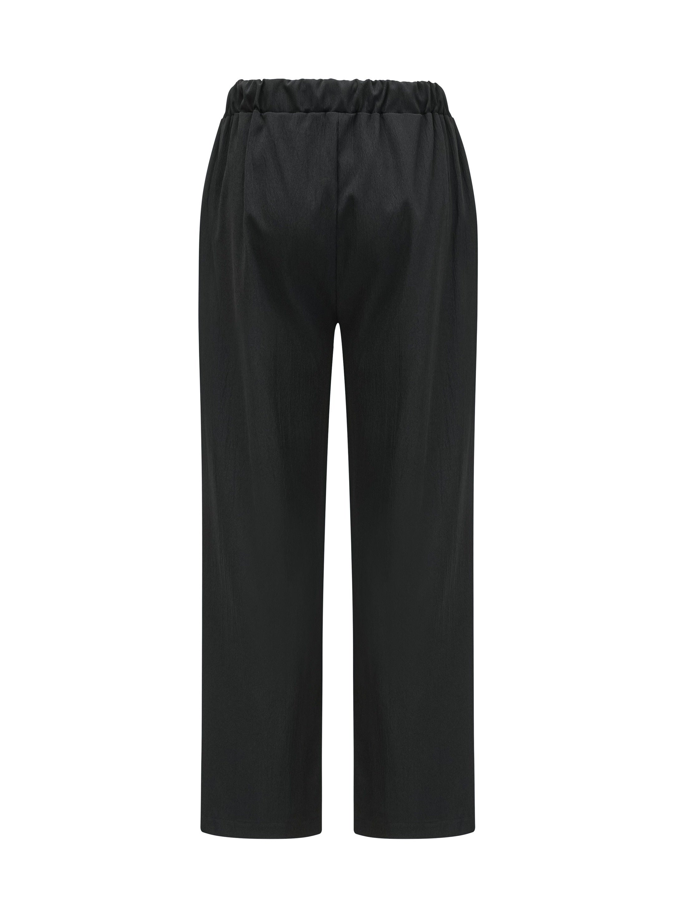 Casual Pants Women's High Rise Loose Fit Trousers With Pockets