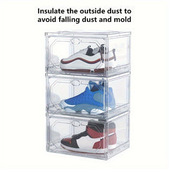 Transparent Shoe Box Shoe Storage Container Stackable Sports Shoe Storage