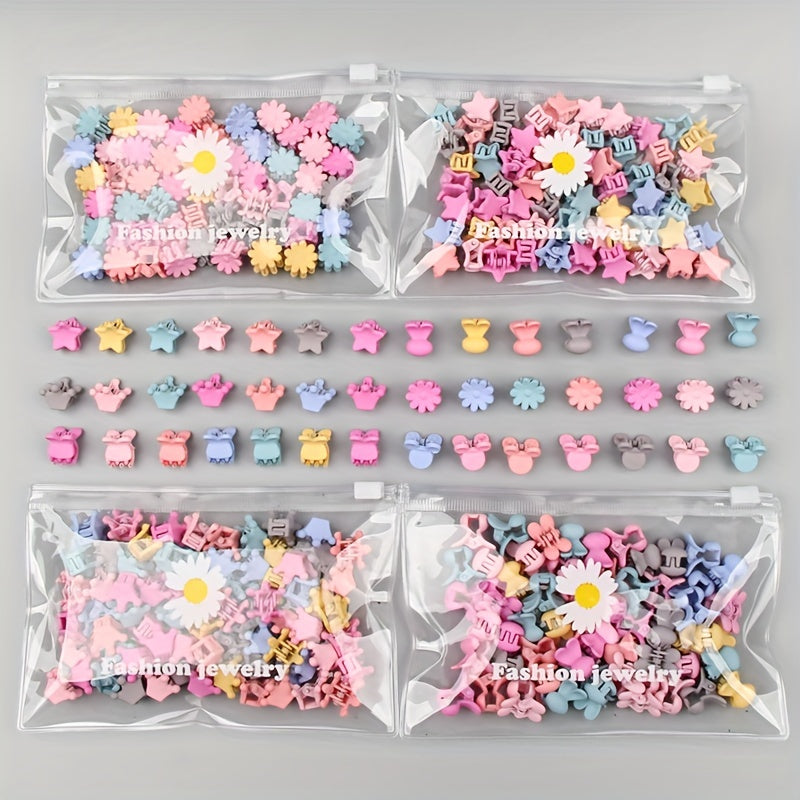 30pcs Mini Hair Claw Clips for Parties - Creative Cartoon Sweet Design