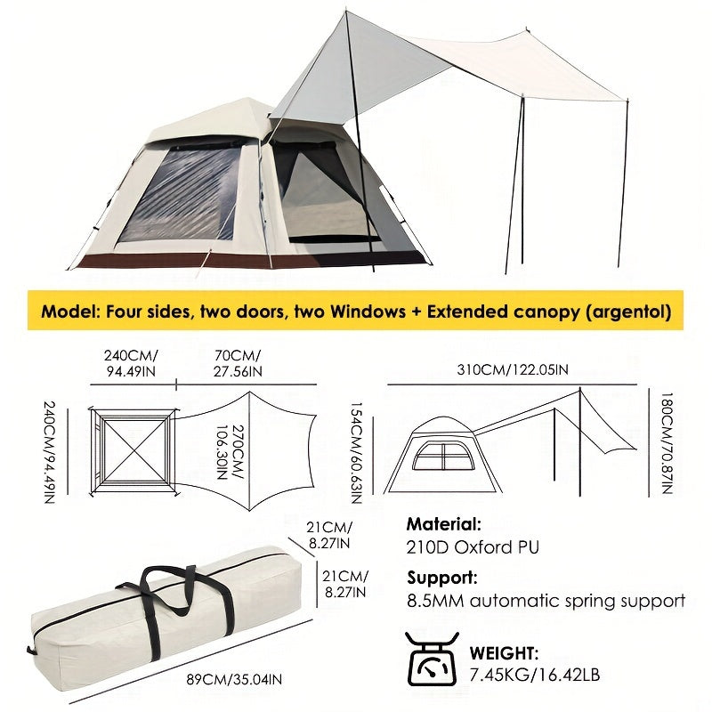 Automatic Tent Canopy for Camping Outdoor