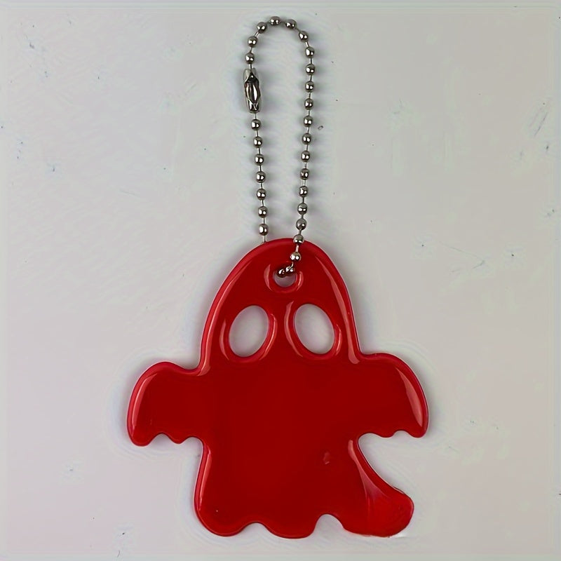 5pcs PVC Reflective Pendant Keychain - Fluorescent Key Chain Ornament