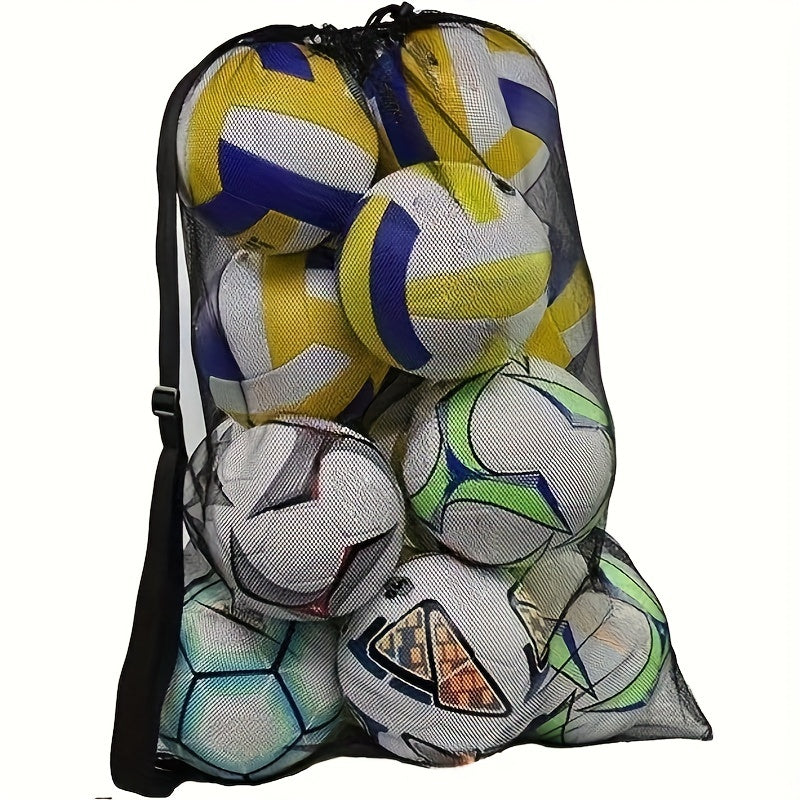 Mesh Sports Ball Storage Bag with Drawstring