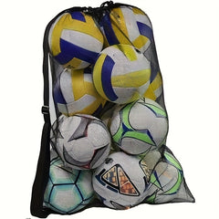 Mesh Sports Ball Storage Bag with Drawstring