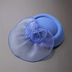 Vintage Pillbox Hat Feather Headwear Wedding Tea Party Hat