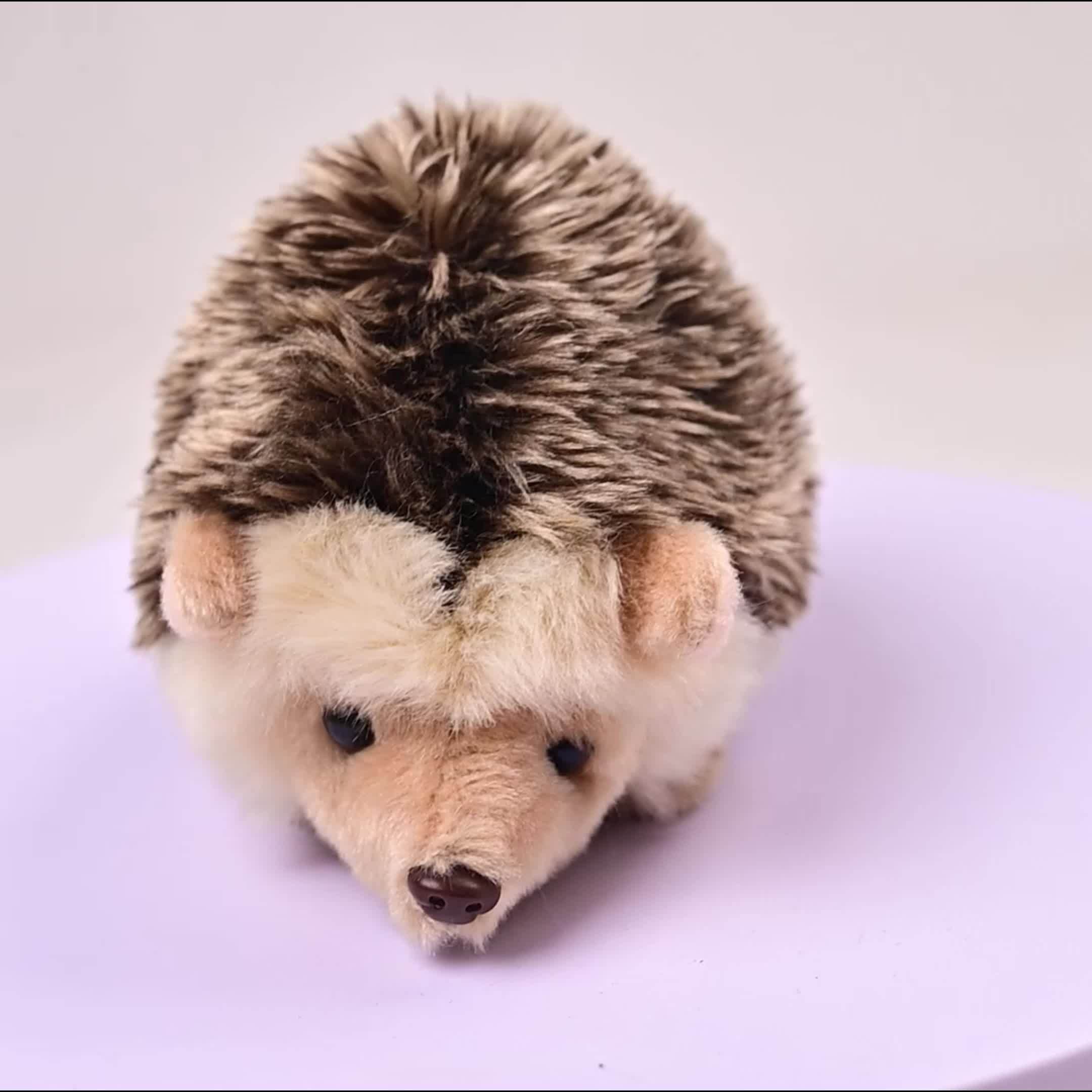Realistic Hedgehog Plush Toy 19 Soft Stuffed Animal Gift for Kids